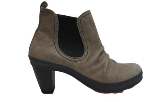 【SPINGLE NIMA NIMA706 グレー】本革サイドゴアブーティ